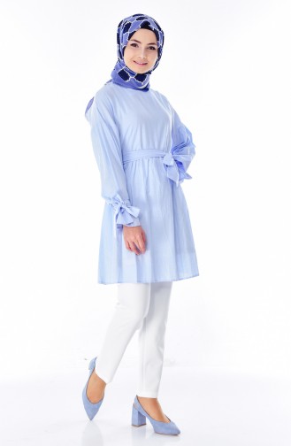 Cotton Tunic 1753-01 Bebe Blue   1753-01