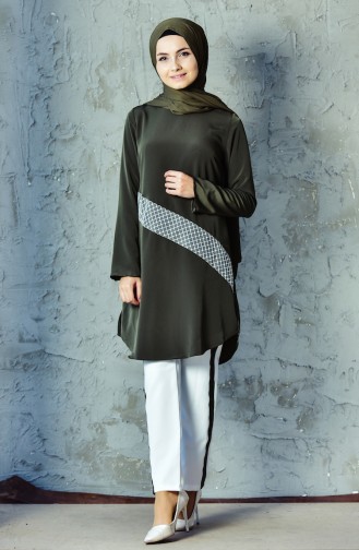 Tunik Pantolon İkili Takım 6131-02 Haki 6131-02