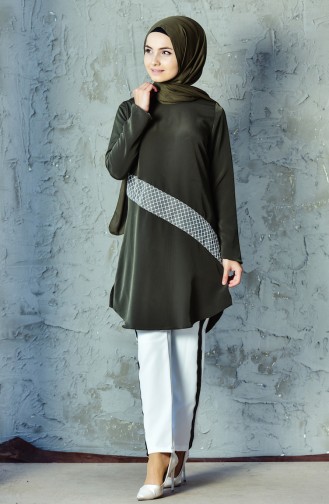 Tunik Pantolon İkili Takım 6131-02 Haki 6131-02