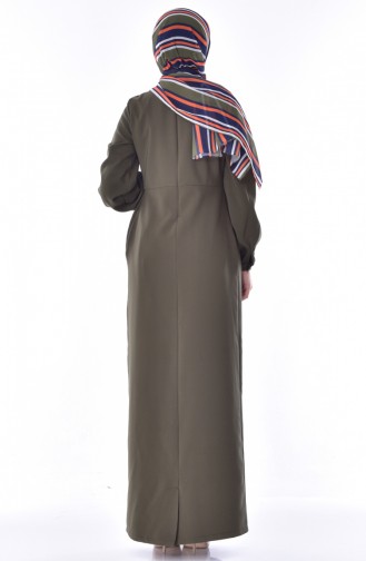Robe avec Poches 1818-01 Khaki 1818-01