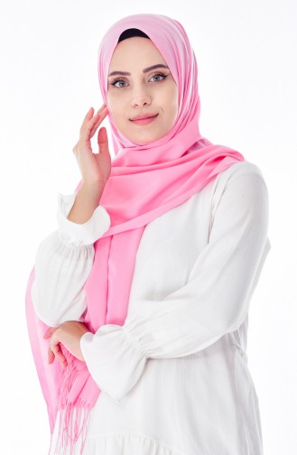 Düz Şal 901354-10 Şekerpembe 10