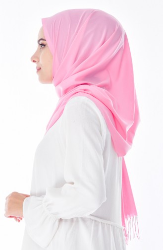 Düz Şal 901354-10 Şekerpembe 10