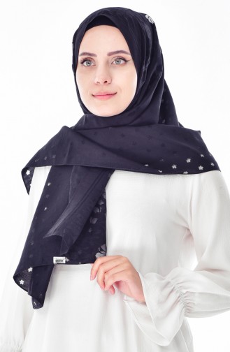 Plain Shawl 9081-01 Black 9081-01