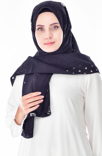 Plain Shawl 9081-01 Black 9081-01