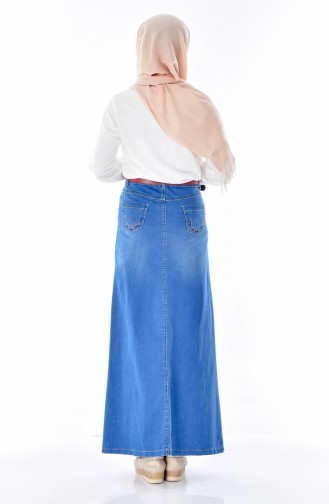 Denim Blue Skirt 3583-01