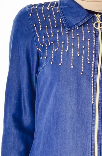 Jeans Abaya mit Perlen 9236A-01 Jeans Blau 9236A-01
