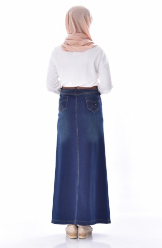 Navy Blue Skirt 3427-01