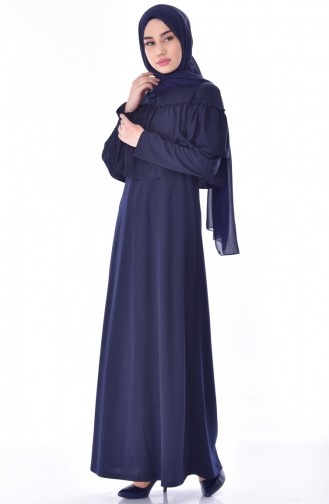 Platted Dress 3315-02 Navy 3315-02