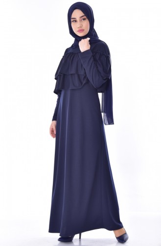 Platted Dress 3315-02 Navy 3315-02