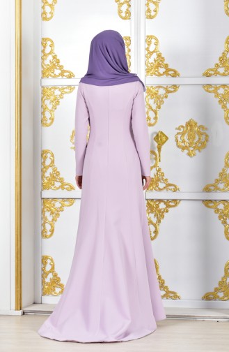 Laced Stone Evening Dress 3091-01 Lilac 3091-01