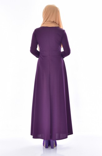 Laced Dress 0044-06 Purple 0044-06