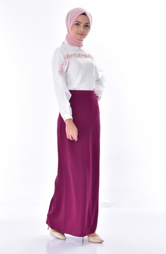 Pencil Skirt 107011-02 Plum 107011-02