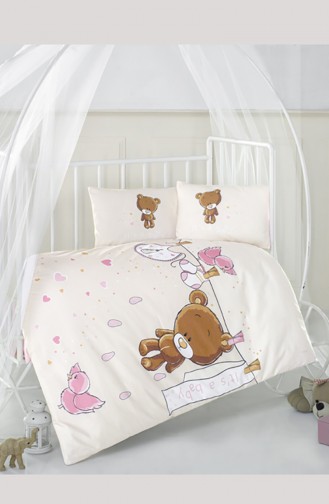 Bebek Nevresim Takımı BNT-TED-V1PEM-CLS-K