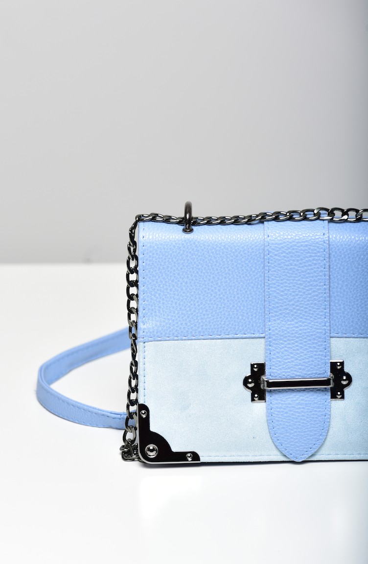 ice blue purse