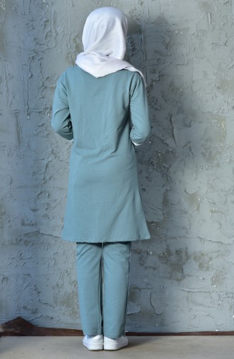 Zippered Tracksuit 18050-21   Almond Green 18050-21