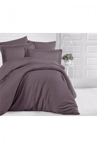 Çizgili Saten Nevresim Takımı Çift Kişilik SÇÇ-DUZ-V1KOY-CLS-K