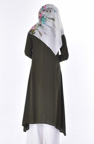 Asimetrik Tunik 20736-01 Haki