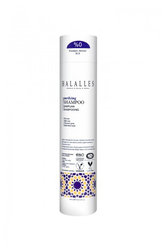 Halalles Shampooing Nettoyant Bio 300ml 0006