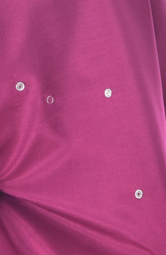 Châle a Boutons-Pressions Twill -02 Fushia Foncé 02