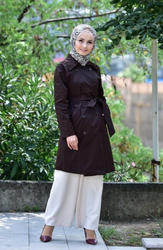 Dark Brown Trench Coats Models 90001-05