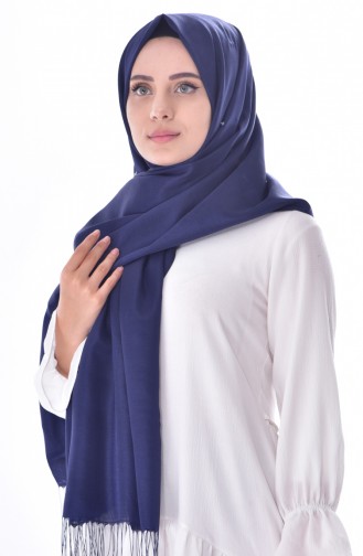 Twill Snap Shawl -05 Navy Blue 05