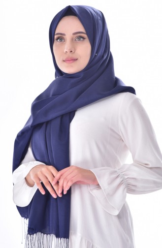 Twill Snap Shawl -05 Navy Blue 05