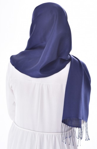 Twill Snap Shawl -05 Navy Blue 05