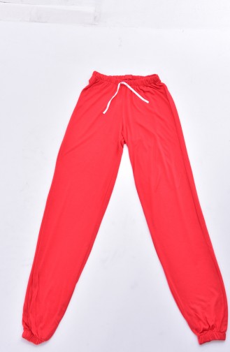 Çizgili Pijama Takım 4125-01 Lacivert Kırmızı