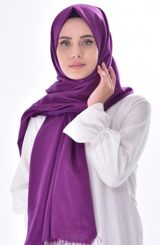 Purple Snap Button Shawl 03