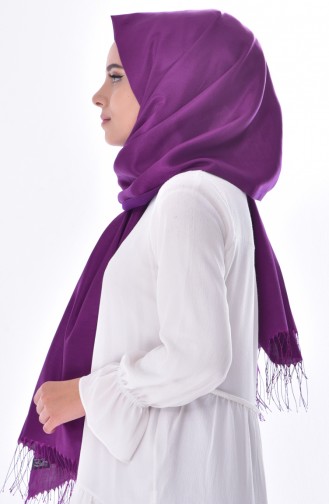 Twill Snap Shawl -03 Purple 03