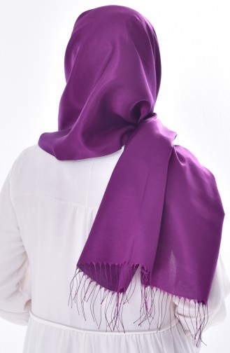 Purple Snap Button Shawl 03