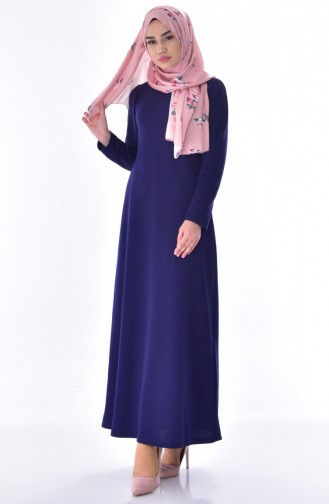 Purple Hijab Dress 3323-09