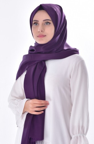 Twill Snap Shawl-10 Plum 10