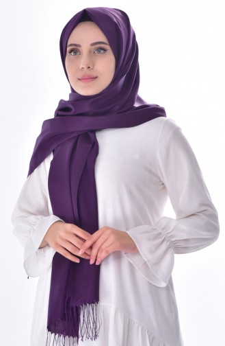 Twill Snap Shawl-10 Plum 10