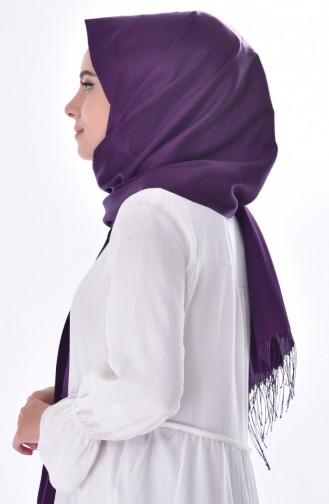 Twill Snap Shawl-10 Plum 10