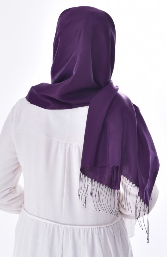 Twill Snap Shawl-10 Plum 10