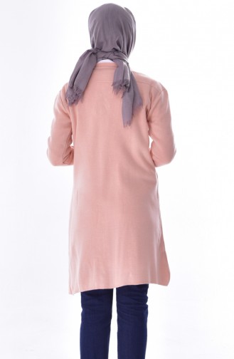 İncili Triko Hırka 5037-02 Pudra