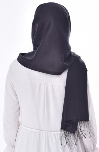 Twill Snap Shawl -01 Black 01