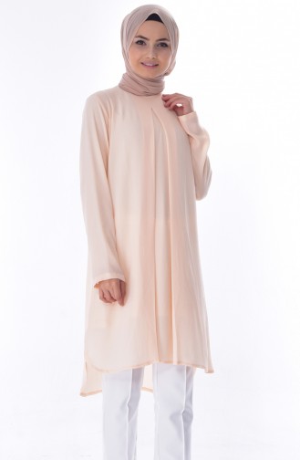 Pleated Tunic 018121-01 Salmon 018121-01