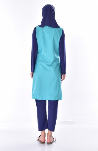 Navy Blue Swimsuit Hijab 0545-07