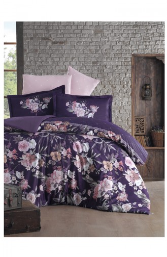 Ensemble Housse de Couette Satin Double Personnes SNC-PER-V1 1