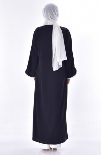 Garnili Abaya 3317-03 Siyah