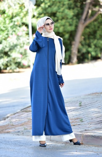 Abaya mit Perlen 2005-01 İndigo 2005-01