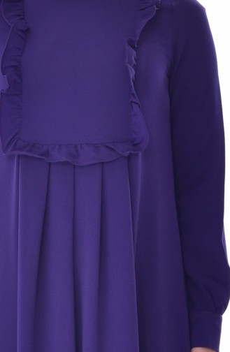 Ruffle Dress 7032-06 Purple 7032-06