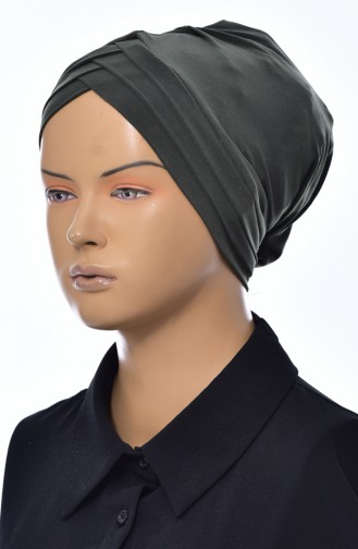 Üç Bantlı Çapraz Bone 0022-11 Haki