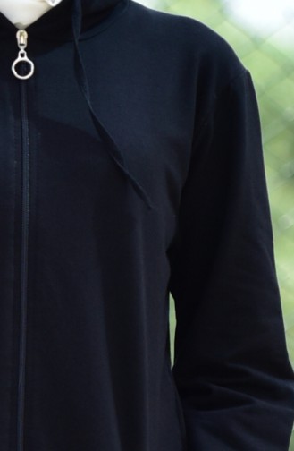 Zippered Tracksuit Suit 30110C-01 Black 30110C-01