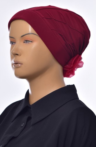 Ribbed Turban Bone 1006-15 Burgundy 1006-15