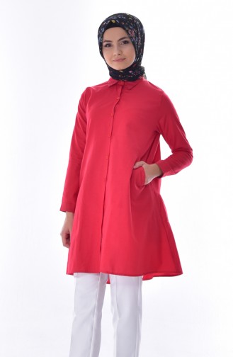 Cepli Salaş Tunik 41115-01 Kırmızı