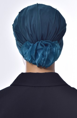 Ribbed Turban Bone 1006-13 Emerald Green 1006-13