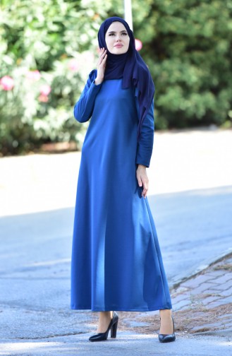 Indigo Hijab Dress 2008-01